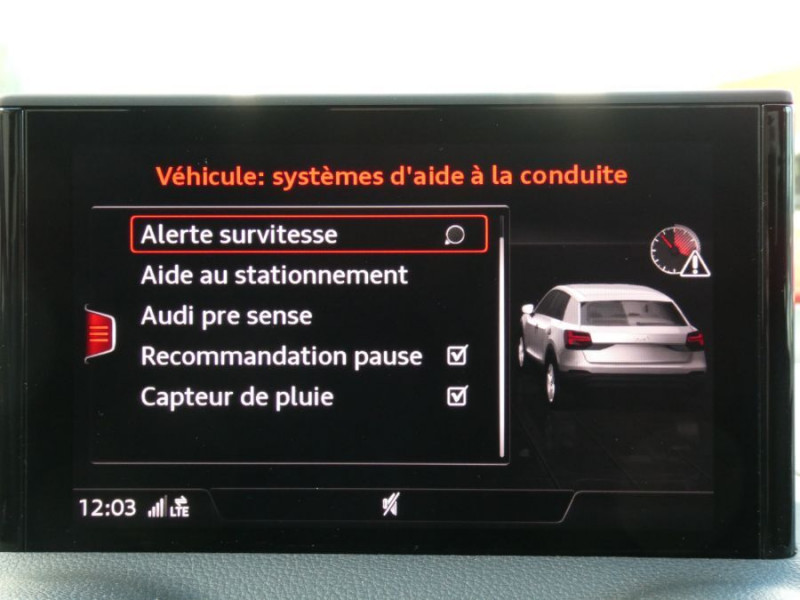 Photo 23 de l'offre de AUDI Q2 30 TFSI 116 S Tronic 7 Pk S LINE Ext. GPS LED JA18 Key Less Park Assist à 25490€ chez Mérignac auto