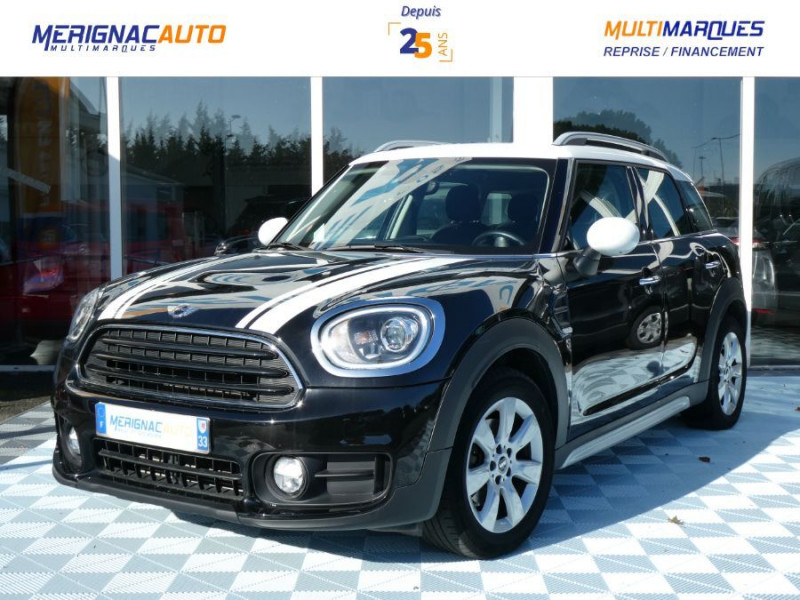 Mini COUNTRYMAN (F60) 1.5i 136 BVA COOPER GPS Hayon EL. ESSENCE NOIR / TOIT BLANC Occasion à vendre