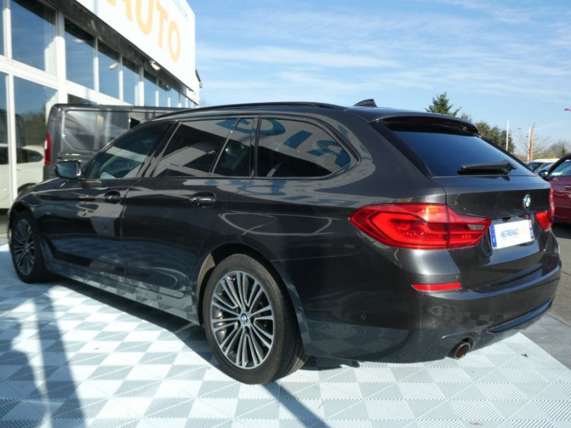 Photo 8 de l'offre de BMW SERIE 5 TOURING (G31) 520DA XDRIVE 190 BVA SPORT LINE CUIR 2SEM CarPlay à 31950€ chez Mérignac auto