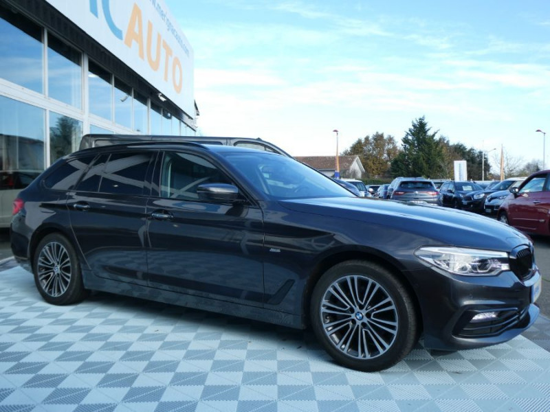 Photo 2 de l'offre de BMW SERIE 5 TOURING (G31) 520DA XDRIVE 190 BVA SPORT LINE CUIR 2SEM CarPlay à 31950€ chez Mérignac auto