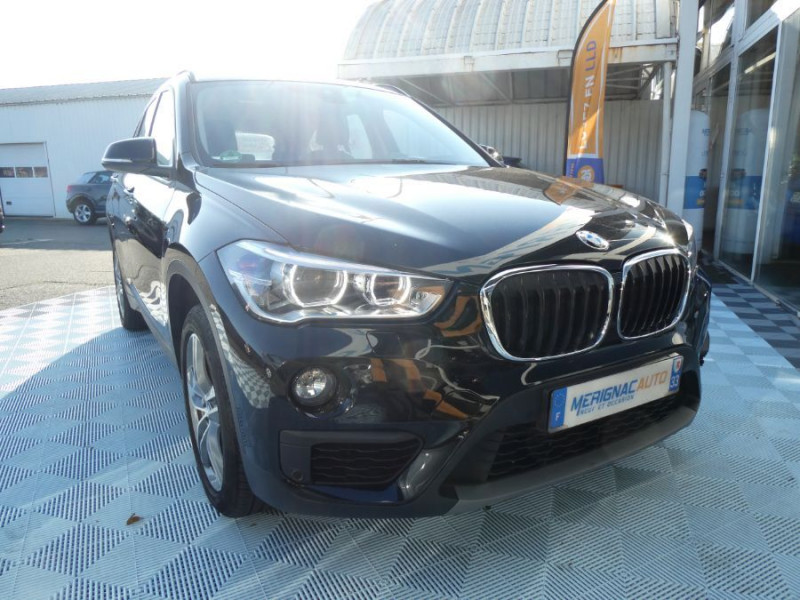 Photo 7 de l'offre de BMW X1 (F48) XDRIVE 18DA 150 BVA8 4WD LOUNGE GPS Camera JA18 Attel. à 26450€ chez Mérignac auto