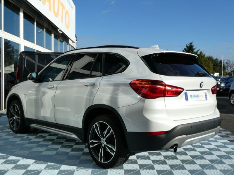 Photo 10 de l'offre de BMW X1 (F48) SDRIVE 18DA 150 BVA8 X LINE CUIR TOIT Ouvrant JA19 Hayon EL. à 28980€ chez Mérignac auto