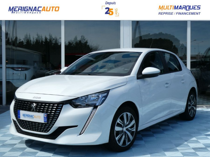 Peugeot 208 1.2 PureTech 100 BVM6 ACTIVE SC CarPlay ESSENCE BLANCHE Occasion à vendre