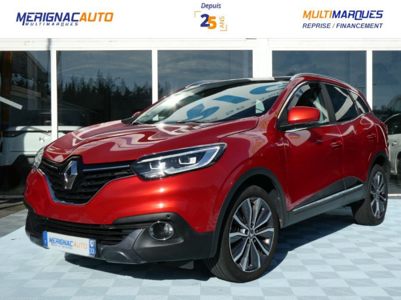 Photo 1 de l'offre de RENAULT KADJAR 1.6 DCI 130 BVM6 4WD INTENS TOIT Pano Attel. à 15450€ chez Mérignac auto