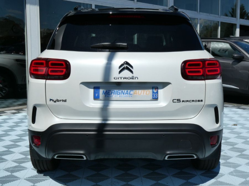 Photo 10 de l'offre de CITROEN C5 AIRCROSS 1.6 HYBRIDE 225 EAT8 SHINE PACK CUIR SEM JA19 SC Camera 360° 1ère Main à 32950€ chez Mérignac auto