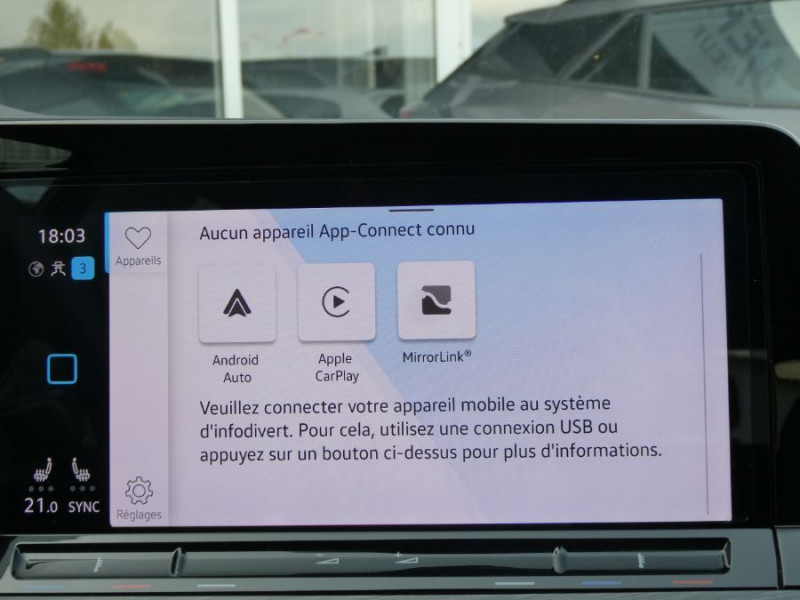 Photo 8 de l'offre de VOLKSWAGEN GOLF VIII 1.5 eTSI 150 BVA STYLE GPS Cockpit Camera ACC LED+ 1ère Main à 27890€ chez Mérignac auto