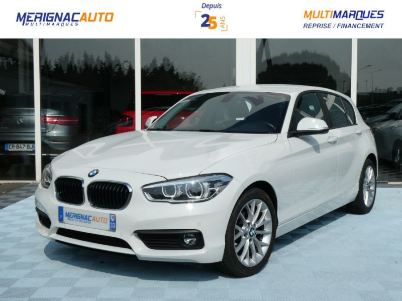 Bmw SERIE 1 (F20) 118i 136 BVM6 PACK GPS JA17 Radars Volant M ESSENCE BLANC ALPINE Occasion à vendre
