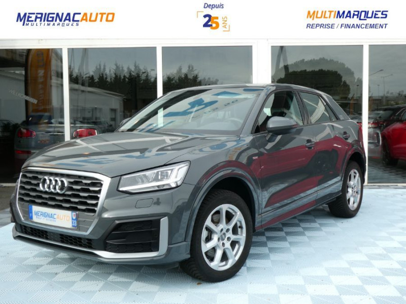 Audi Q2 1.4 TFSI 150 BVM6 SPORT Pack S LINE Ext. LED Hayon EL. Camera ESSENCE GRIS NANO MÉTAL Occasion à vendre
