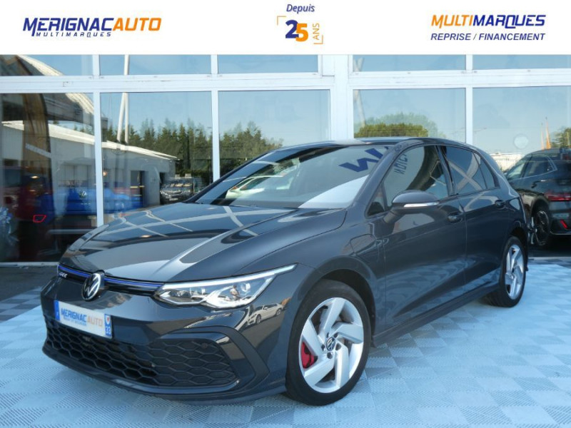 Photo 1 de l'offre de VOLKSWAGEN GOLF VIII 1.4 HYBRID 245 GTE Export GPS Cockpit LED+ Privacy Glass 1ère Main à 30450€ chez Mérignac auto