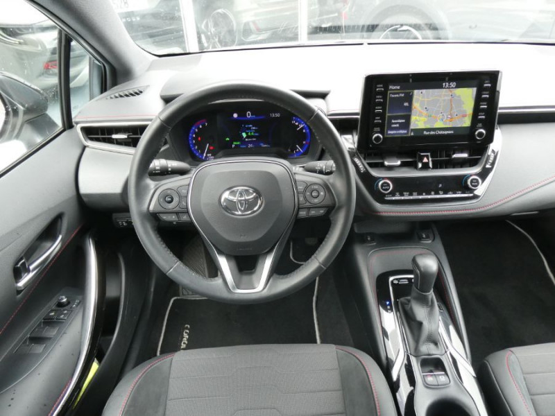 Photo 4 de l'offre de TOYOTA COROLLA XII 1.8 HYBRIDE 122H COLLECTION Ph.2 JA18 Camera 1ère Main à 28450€ chez Mérignac auto