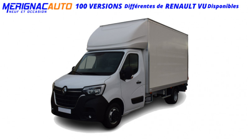 Renault MASTER L4 CAMION 20M3 Blue dCi 165 BVM6 3.5T Propulsion RJ HAYON Elect. 37089€ HT DIESEL BLANC Neuf à vendre