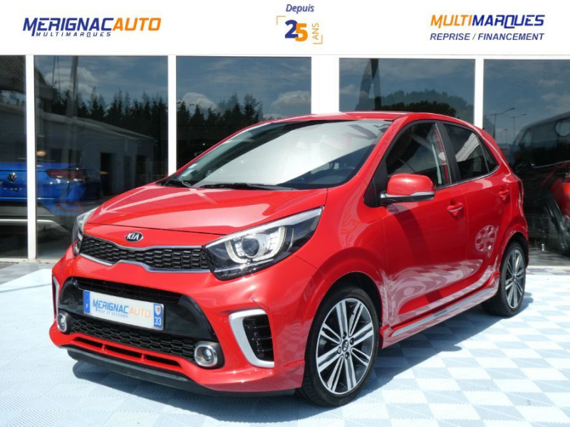 Kia PICANTO 1.2 84 GT LINE GPS Camera CarPlay Induction... ESSENCE ROUGE MÉTAL Occasion à vendre