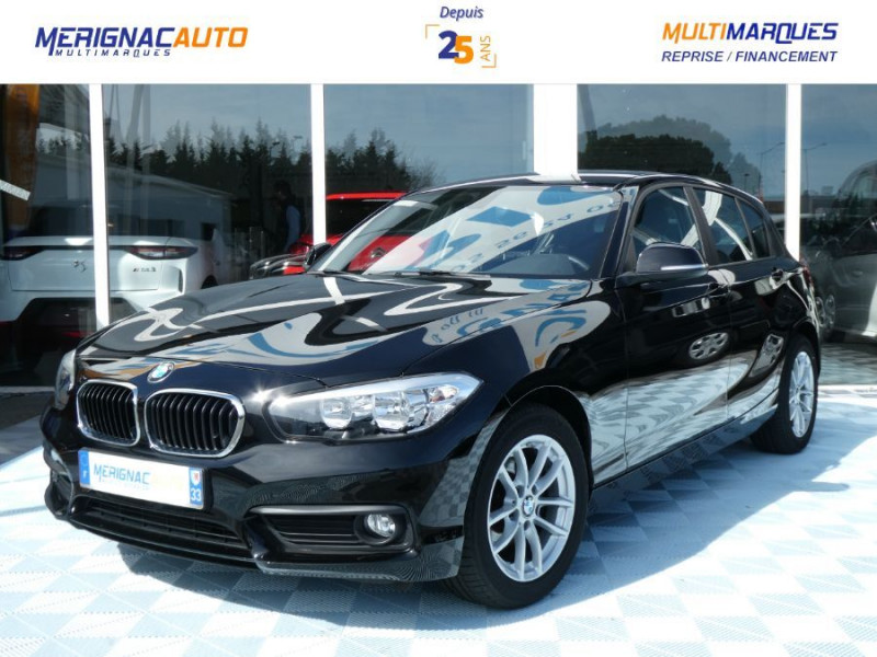 Bmw SERIE 1 (F20) 118iA 136 BVA8 PACK Clim Auto Bluetooth ESSENCE NOIRE Occasion à vendre