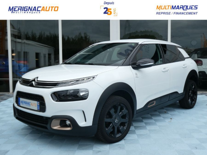 Citroen C4 CACTUS 1.2 PureTech 110 BVM6 ORIGINS JA17 SC CarPlay ESSENCE BLANCHE Occasion à vendre