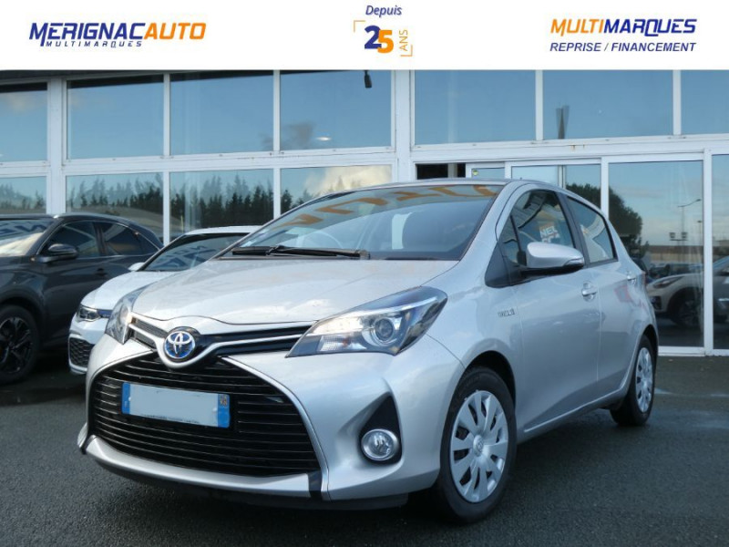 Toyota YARIS 1.5 HYBRID 100 HSD DYNAMIC BVA GPS Camera Key Less Hybride GRIS ALU Occasion à vendre