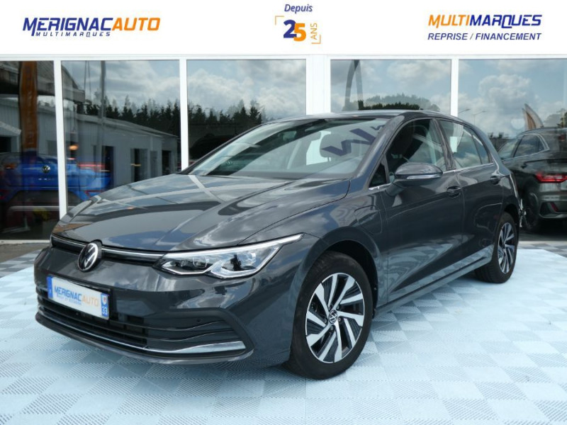 Photo 1 de l'offre de VOLKSWAGEN GOLF VIII 1.4 HYBRID 204 STYLE GPS Camera Privacy Glass ACC LED+ 1ère Main à 29450€ chez Mérignac auto
