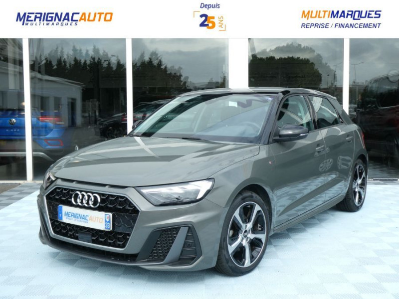 Photo 1 de l'offre de AUDI A1 SPORTBACK II 30 TFSI 110 S tronic 7 Pack Ext. S LINE JA17 Camera Radars à 28950€ chez Mérignac auto
