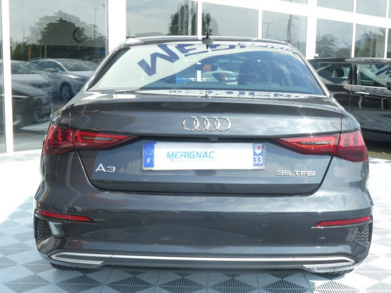 Photo 10 de l'offre de AUDI A3 IV BERLINE 35 TFSI 150 S Tronic 7 4P DESIGN LUXE CUIR Camera ACC à 30450€ chez Mérignac auto