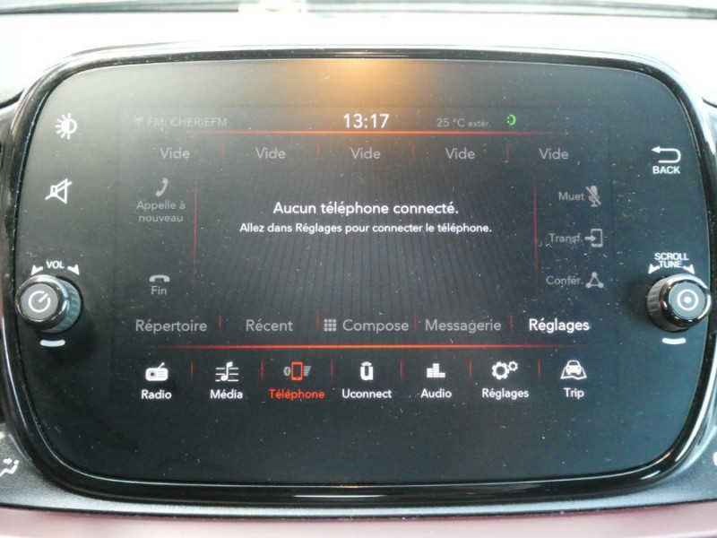 Photo 7 de l'offre de FIAT 500C 1.2 69 Dualogic STAR JA16 CarPlay 7" à 16950€ chez Mérignac auto