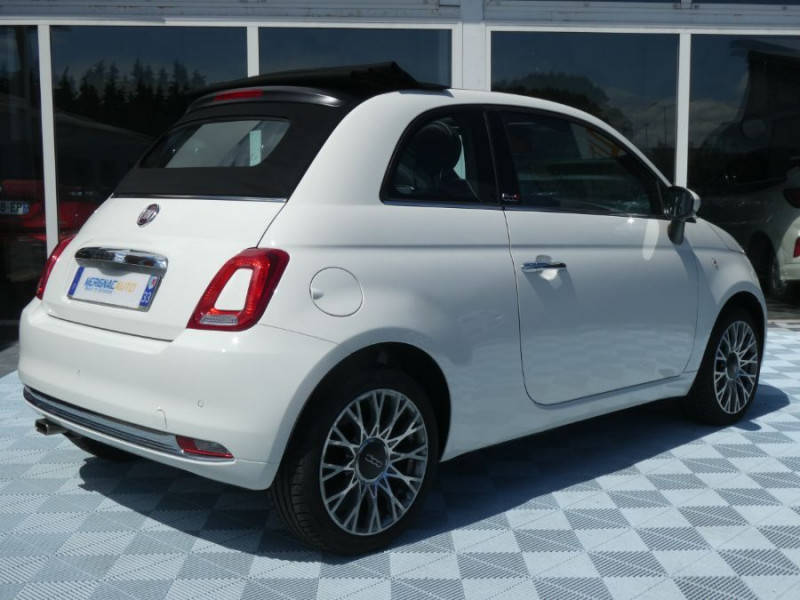 Photo 3 de l'offre de FIAT 500C 1.2 69 Dualogic STAR JA16 CarPlay 7" à 16950€ chez Mérignac auto