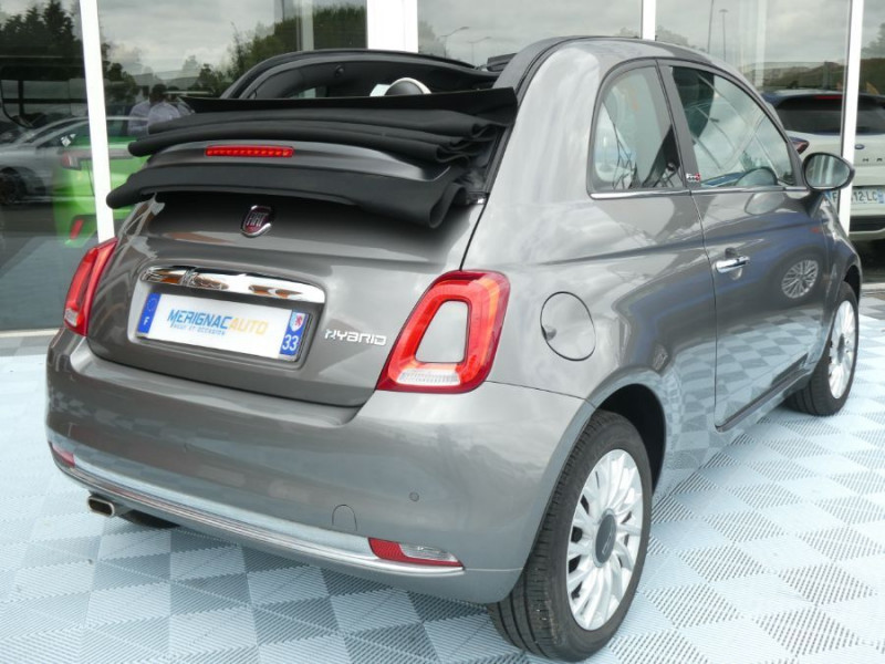 Photo 2 de l'offre de FIAT 500C 1.0 70 BVM6 HYBRID DOLCEVITA CarPlay à 14950€ chez Mérignac auto