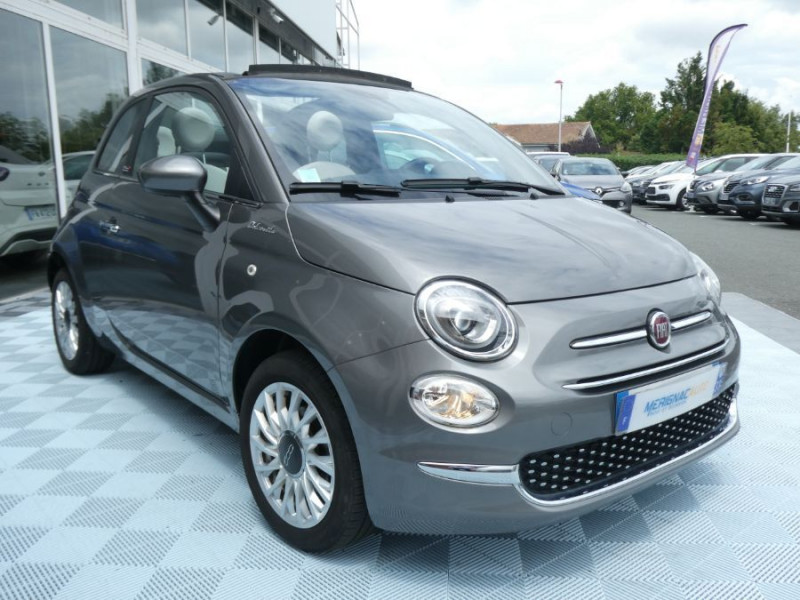 Photo 3 de l'offre de FIAT 500C 1.0 70 BVM6 HYBRID DOLCEVITA CarPlay à 14950€ chez Mérignac auto