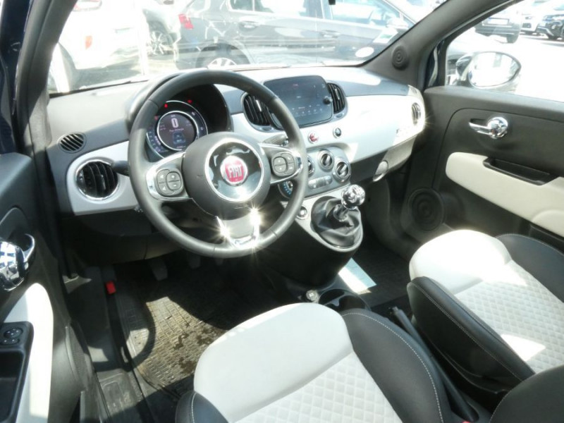 Photo 11 de l'offre de FIAT 500 1.0 70 BVM6 HYBRID STAR Toit Pano JA16 CarPlay 7" à 13450€ chez Mérignac auto