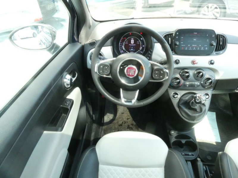 Photo 4 de l'offre de FIAT 500 1.0 70 BVM6 HYBRID STAR Toit Pano JA16 CarPlay 7" à 13450€ chez Mérignac auto