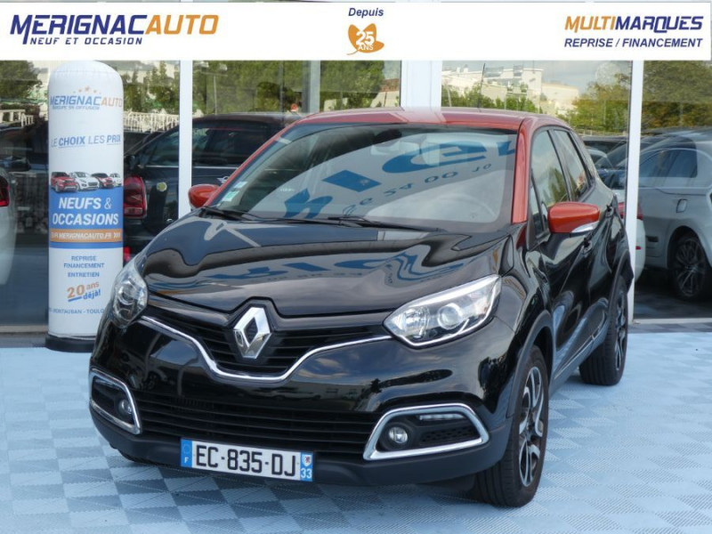 Renault CAPTUR 1.5 dCi 110 BV6 INTENS GPS R-LINK Camera DIESEL NOIR TOIT ORANGE Occasion à vendre