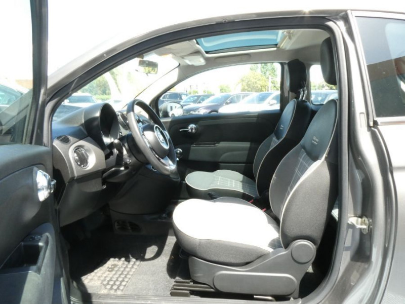 Photo 11 de l'offre de FIAT 500 1.2 69 LOUNGE TOIT Pano Radar à 11450€ chez Mérignac auto