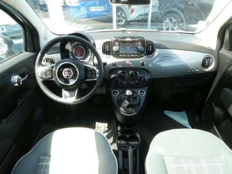 Photo 10 de l'offre de FIAT 500 1.2 69 LOUNGE TOIT Pano Radar à 11450€ chez Mérignac auto