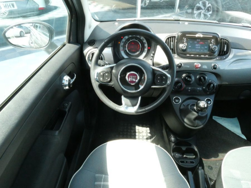 Photo 4 de l'offre de FIAT 500 1.2 69 LOUNGE TOIT Pano Radar à 11450€ chez Mérignac auto