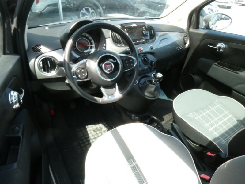 Photo 9 de l'offre de FIAT 500 1.2 69 LOUNGE TOIT Pano Radar à 11450€ chez Mérignac auto