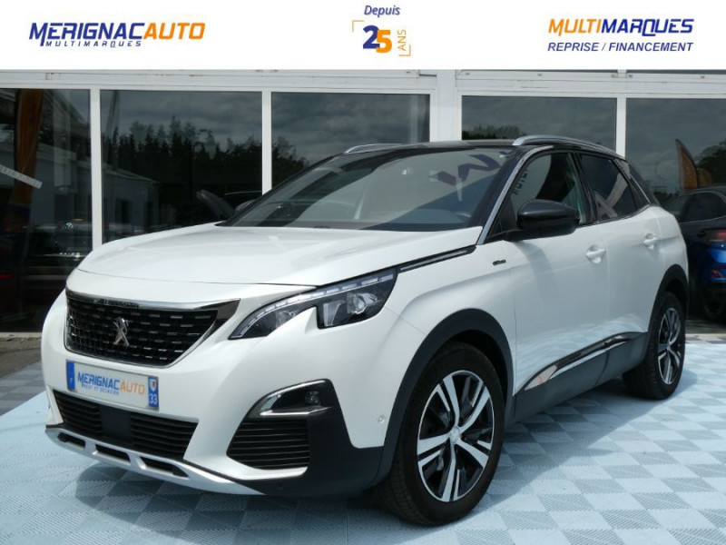 Peugeot 3008 II 1.5 BlueHDI 130 EAT8 GT LINE Carplay LED SC Attel DIESEL BLANC NACRE TOIT NOIR Occasion à vendre