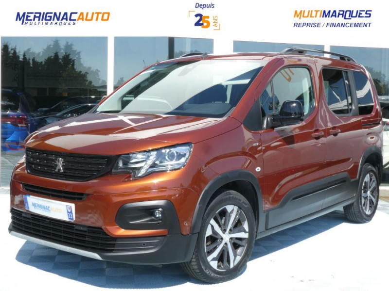 Photo 1 de l'offre de PEUGEOT RIFTER 1.5 BlueHDi 100 BVM6 GT JA17 CarPlay ADML Radars à 21490€ chez Mérignac auto