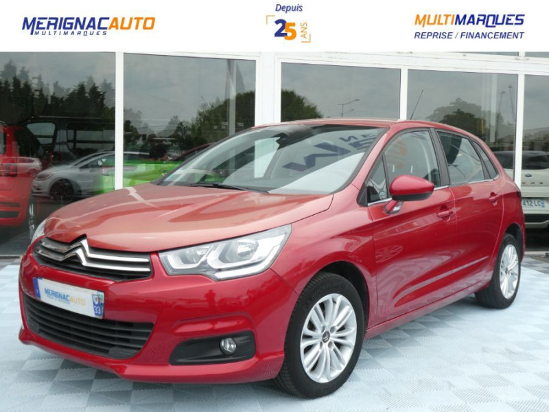 Photo 1 de l'offre de CITROEN C4 1.2 PureTech 110 FEEL CLIM Auto RS à 10950€ chez Mérignac auto