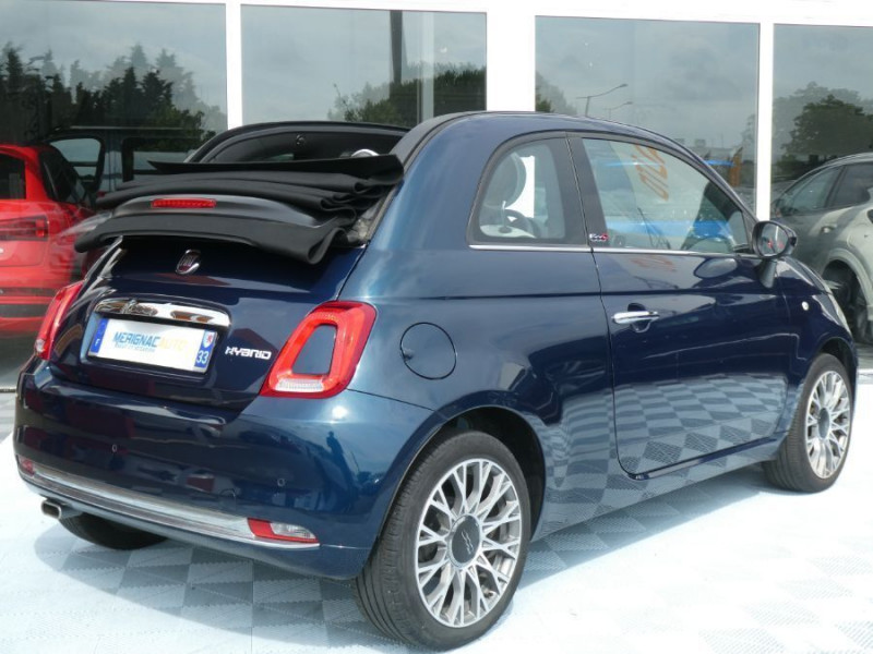 Photo 3 de l'offre de FIAT 500C 1.0 70 BVM6 HYBRID STAR JA16 CarPlay 7" à 14450€ chez Mérignac auto