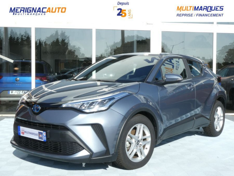 Toyota C-HR (2) 1.8 HYBRIDE 122H E-CVT 2WD C-ENTER GPS Camera Hybride GRIS MÉTAL FONCÉ Occasion à vendre