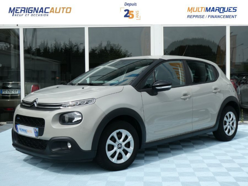 Citroen C3 III 1.2 PureTech 82 FEEL Bluetooth ESSENCE SABLE NACRÉ Occasion à vendre