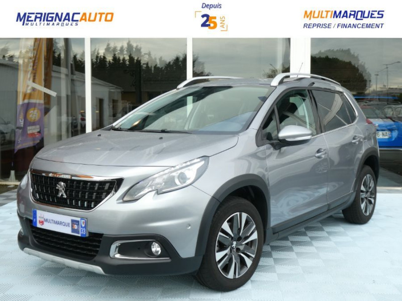 Peugeot 2008 1.2 PureTech 110 EAT6 ALLURE GPS Camera ESSENCE GRIS ARTENSE METAL Occasion à vendre