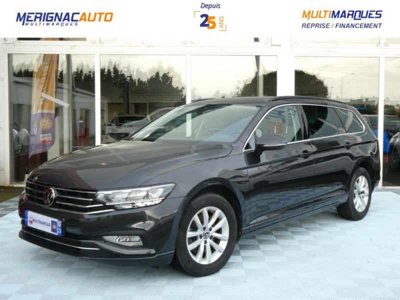 Volkswagen PASSAT SW VIII 2.0 TDI 150 DSG7 BUSINESS GPS Radars ACC DIESEL GRIS MANGANESE METAL Occasion à vendre