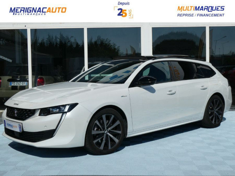 Photo 1 de l'offre de PEUGEOT 508 SW 1.6 HYBRID 225 GT LINE TOIT Ouvrant à 28450€ chez Mérignac auto