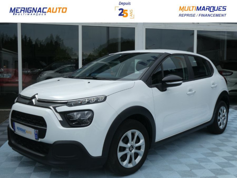 Citroen C3 III NEW 1.2 PureTech 83 FEEL Bluetooth ESSENCE BLANCHE Occasion à vendre