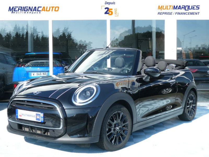 Mini MINI CABRIOLET III 1.5i 136 BVA7 (F56) COOPER GPS LED Key Less SC ESSENCE NOIRE Occasion à vendre