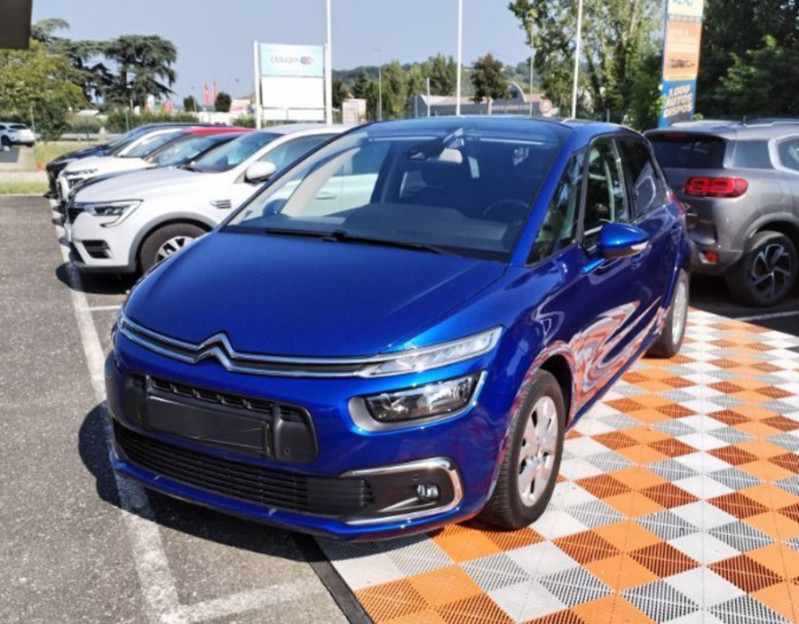 Citroen C4 SPACETOURER 1.5 BlueHdi 130 BVM6 FEEL GPS Camera Attel. DIESEL BLEU MÉTAL Occasion à vendre