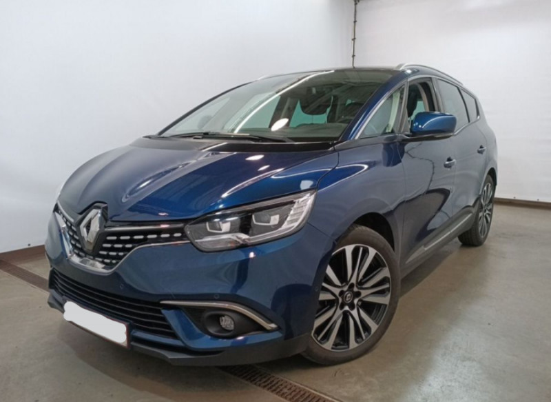 Renault GRAND SCENIC IV 1.7 DCi 120 BVA INITIALE PARIS CUIR Toit Pano Bose 7PL Attel. DIESEL BLEU COSMOS METAL Occasion à vendre