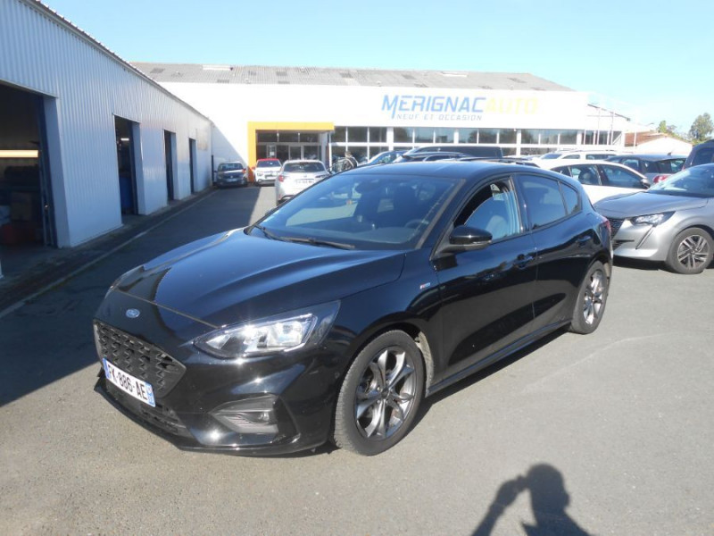 Ford FOCUS 1.0 EcoBoost 125 BVM6 ST-LINE Camera 1ère Main ESSENCE NOIRE Occasion à vendre