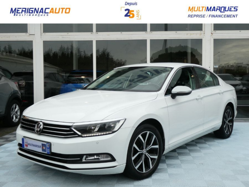 Volkswagen PASSAT 1.4 TSI 150 BVM6 CONFORTLINE GPS Camera Key Less ESSENCE BLANCHE Occasion à vendre