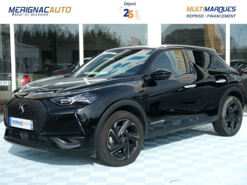 Ds DS3 CROSSBACK 1.2 PureTech 155 EAT8 LA PREMIERE CUIR LED Matrix ESSENCE NOIR PERLE MÉTAL Occasion à vendre