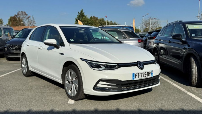 Volkswagen GOLF VIII 2.0 TDI 150 DSG7 STYLE GPS Camera ACC DIESEL BLANCHE Occasion à vendre